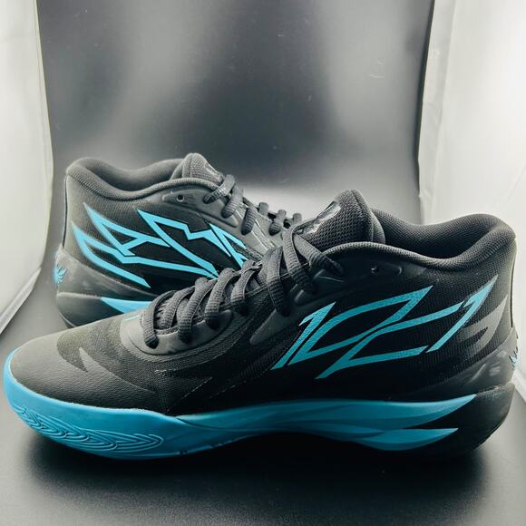 PUMA MB.02 Phenom Basketball Shoes Men’s Size 10 Black 37764401 Athletic - Picture 6 of 8